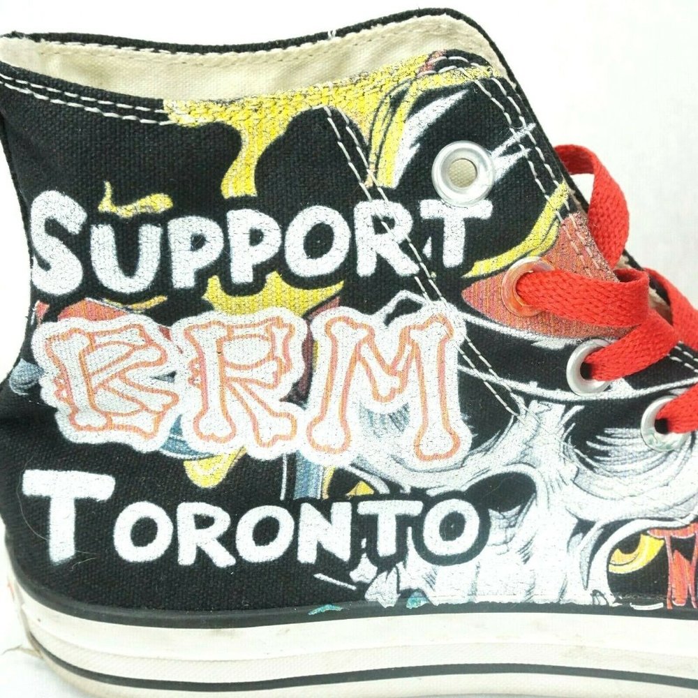 Woodys Custom Sneakers - Graffiti Support BRM Downtown Toronto Sz 8